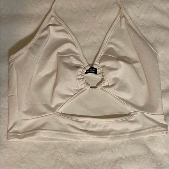 Shein white halter top - Picture 2 of 2
